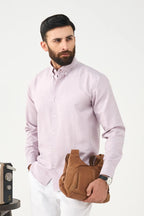Everyday Linen Shirt - Mauve Fog