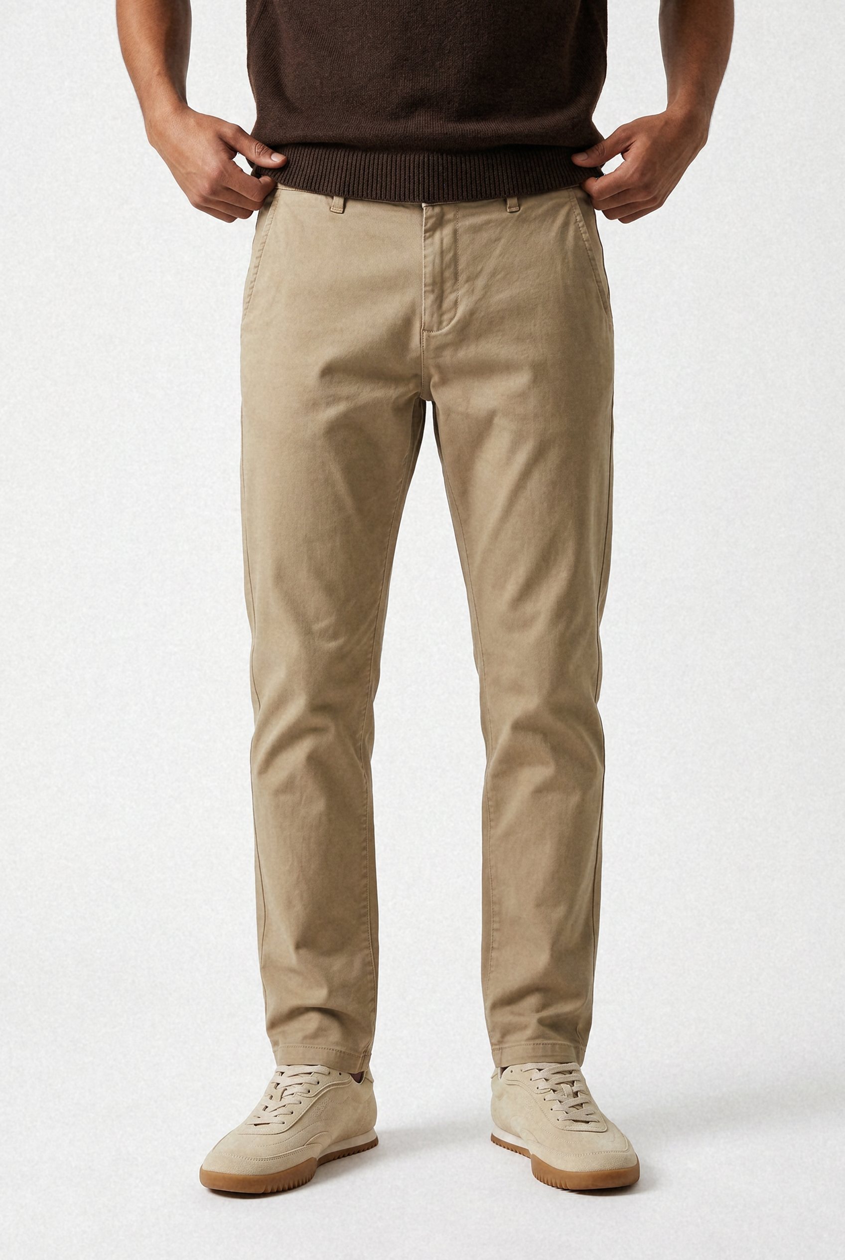 Stretch Chino Pants – Stone