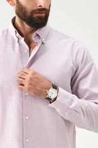 Everyday Linen Shirt - Mauve Fog