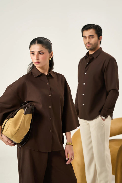 Essential Linen Set - Mocha Brown