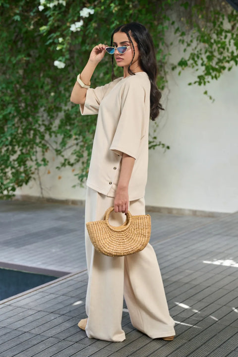 Delilah Co-Ord Set - Cream