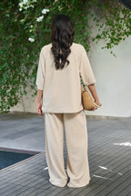 Delilah Co-Ord Set - Cream
