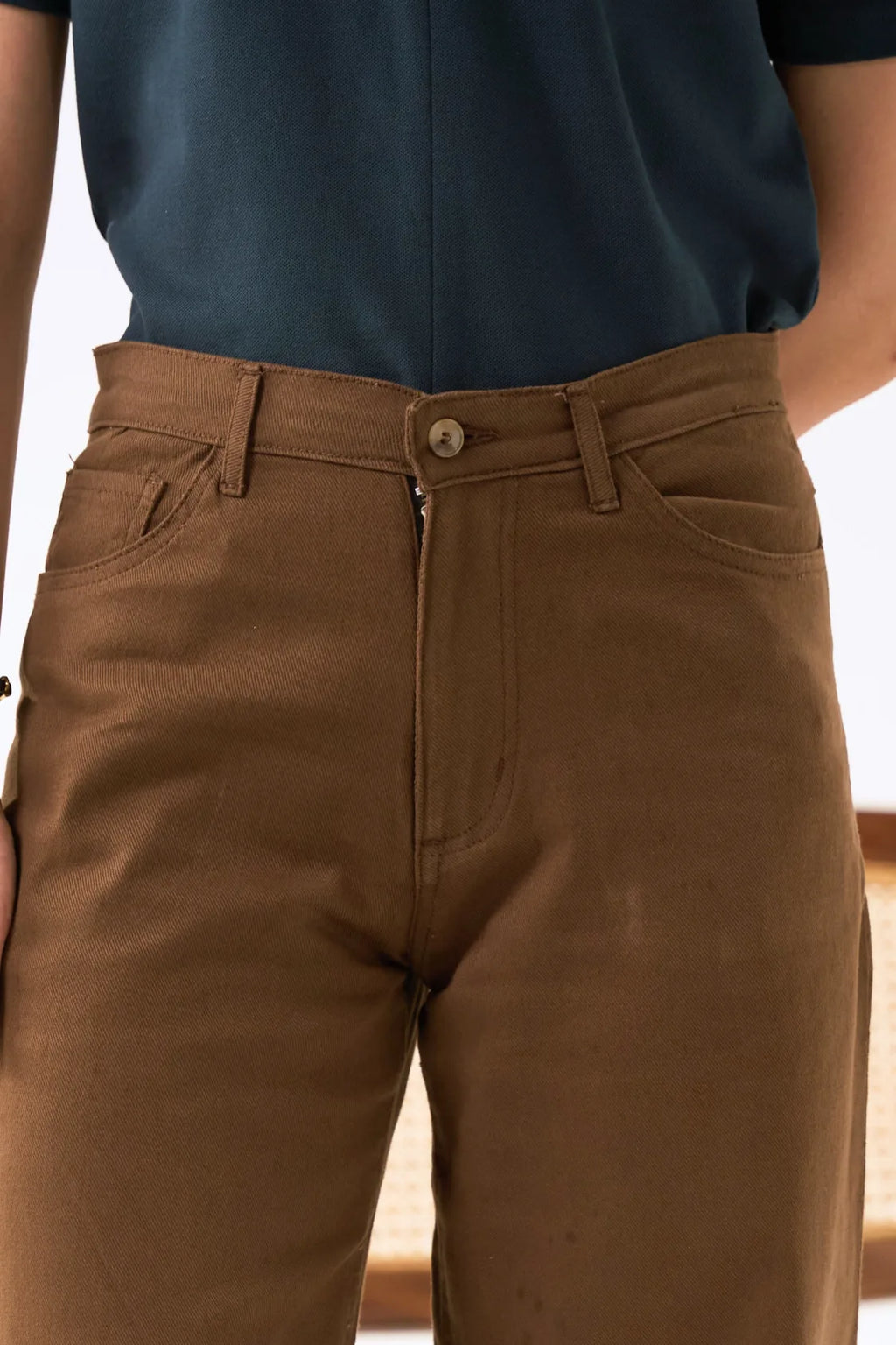 Twill Pants - Brown