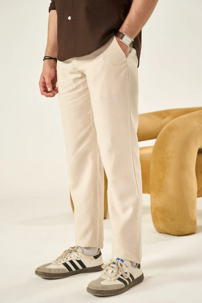 Linen Pants - Beige