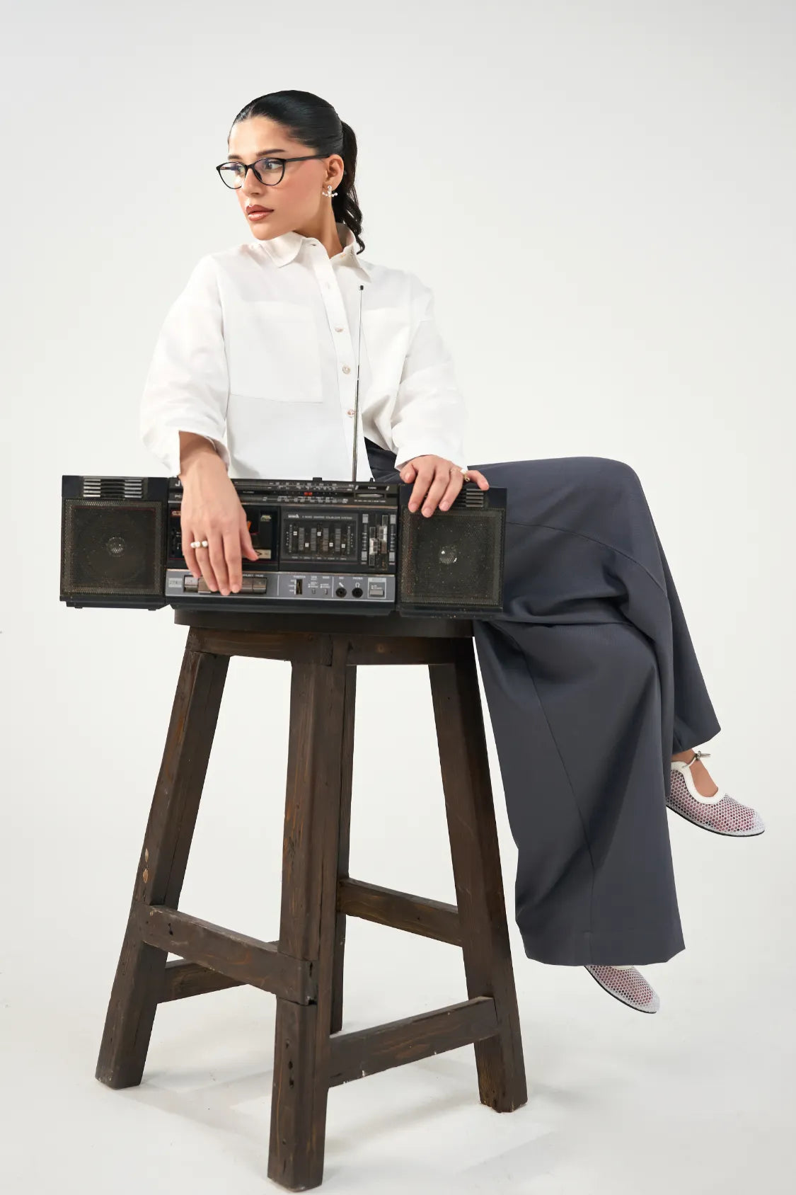 Boxy Shirt - Cloud White