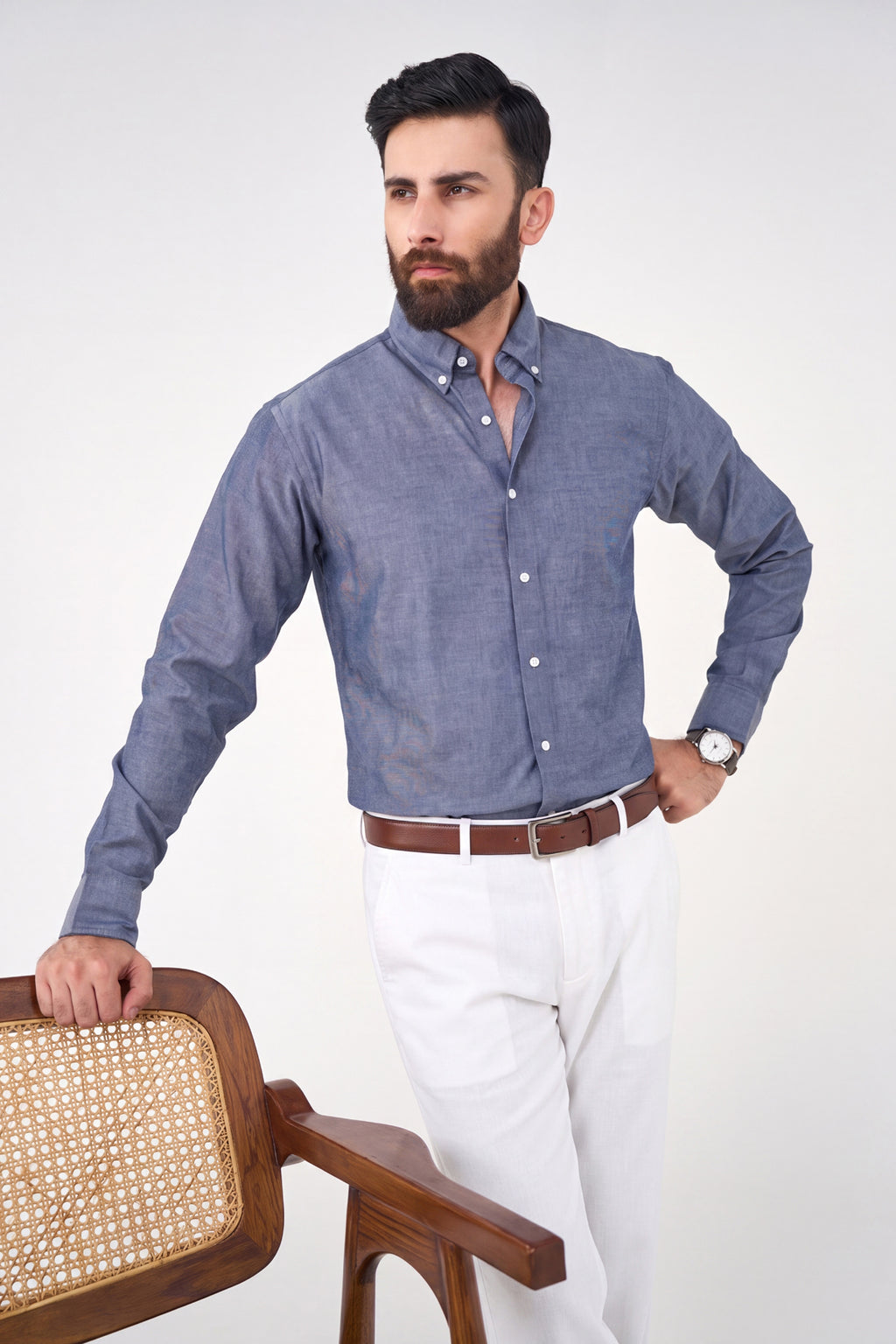 Everyday Linen Shirt - Dark Grey