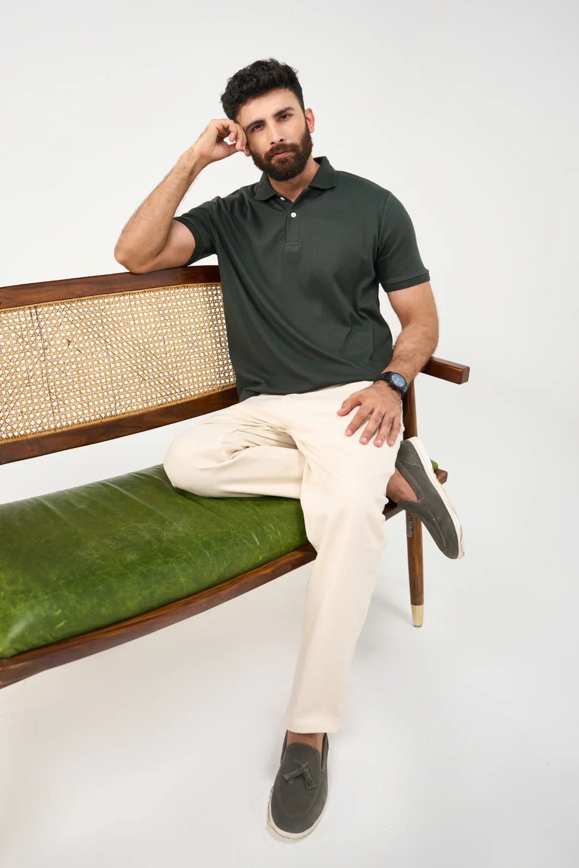 Anywear Polo - Deep Green