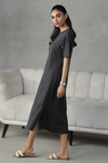 T-Shirt Dress - Charcoal