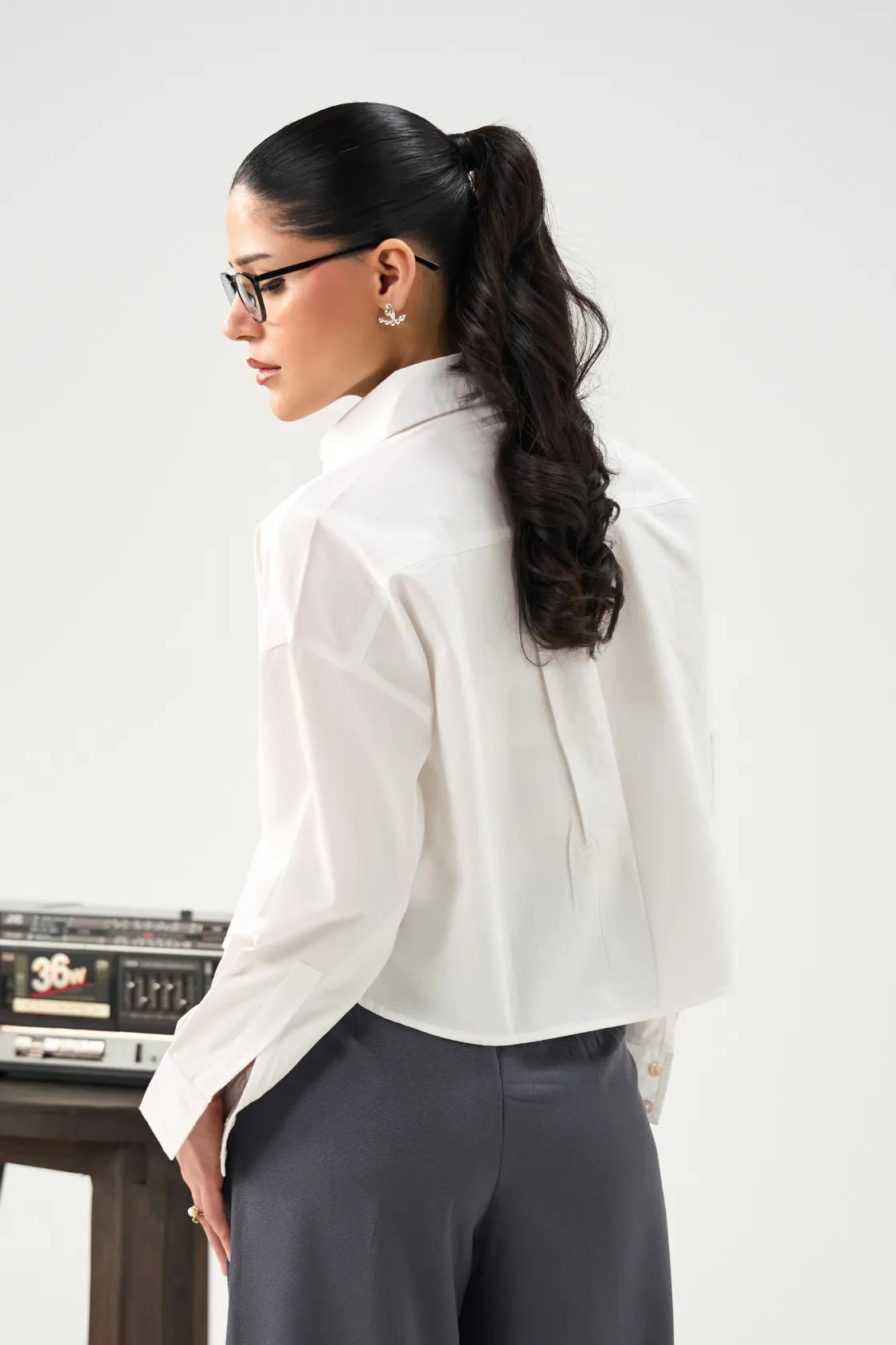 Boxy Shirt - Cloud White Secondary image