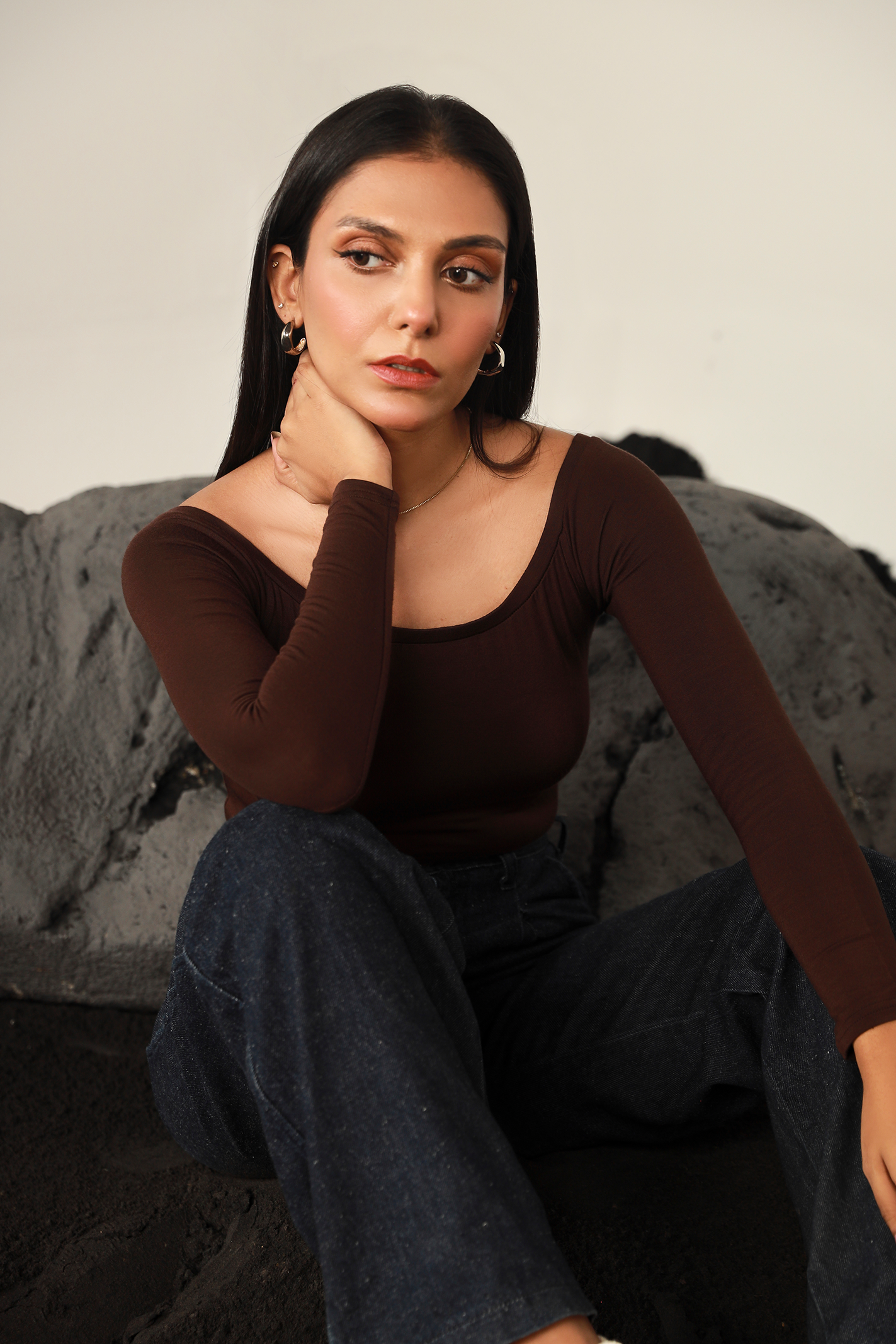 Body Suit - Dark Brown