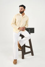 Everyday Solid Shirt - Sand Yellow