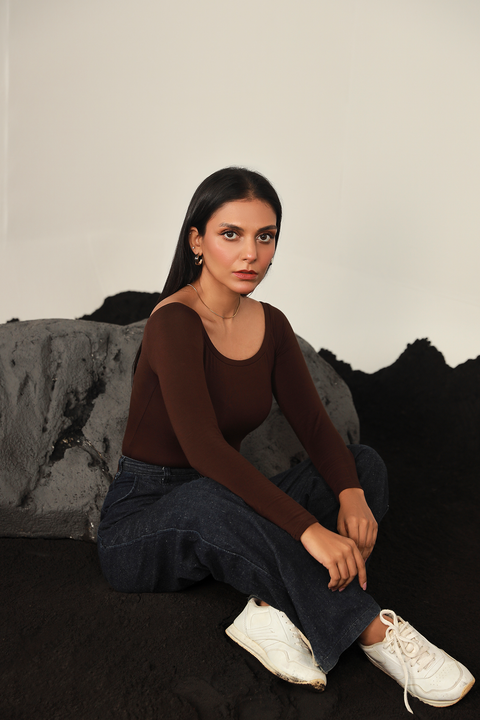 Body Suit - Dark Brown