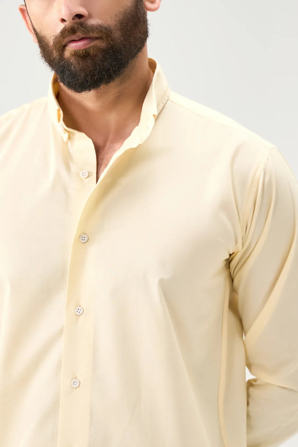 Everyday Solid Shirt - Sand Yellow
