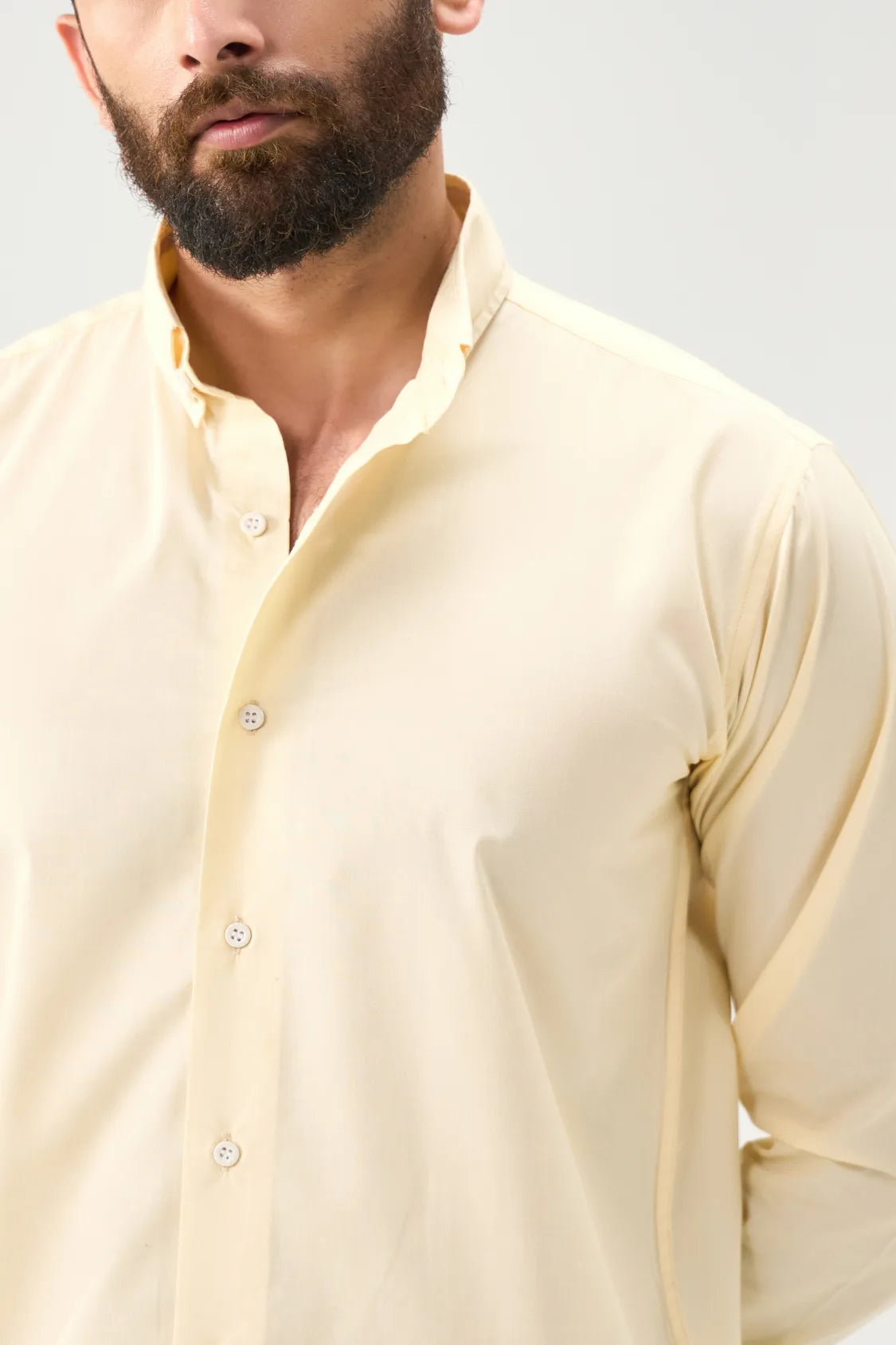 Everyday Solid Shirt - Sand Yellow