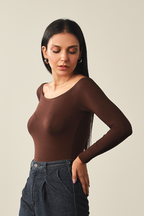Body Suit - Dark Brown