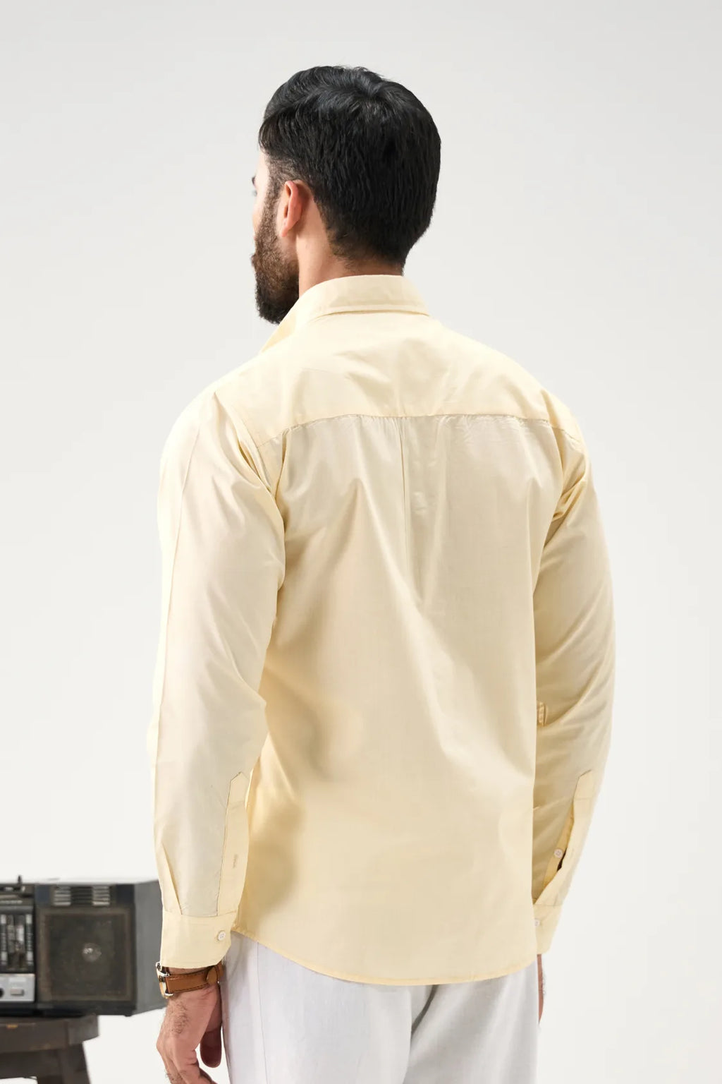 Everyday Solid Shirt - Sand Yellow