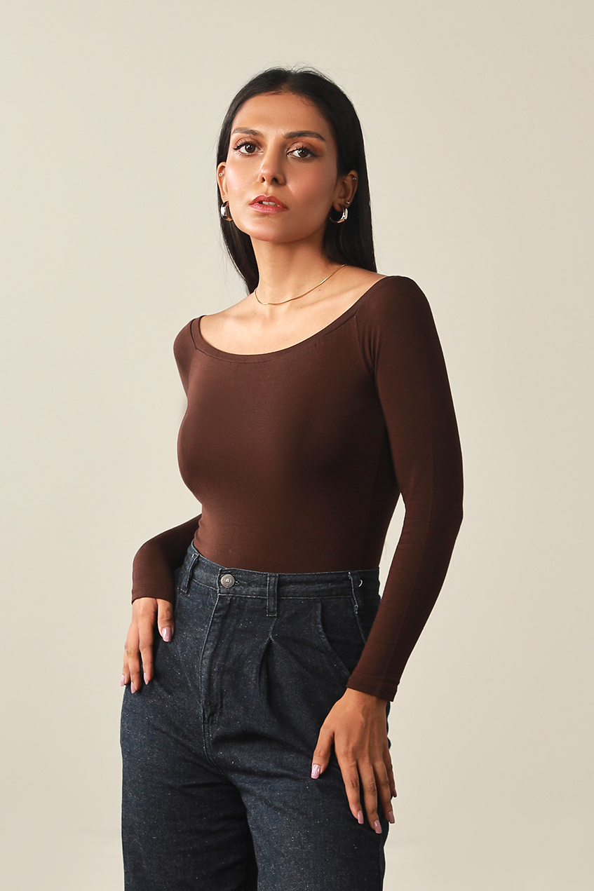 Body Suit - Dark Brown Main image