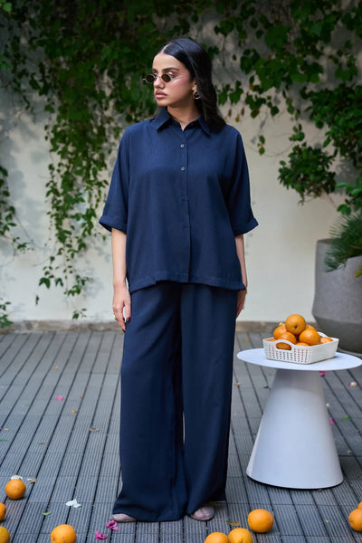 Classic Co-Ord Set - Deep Blue