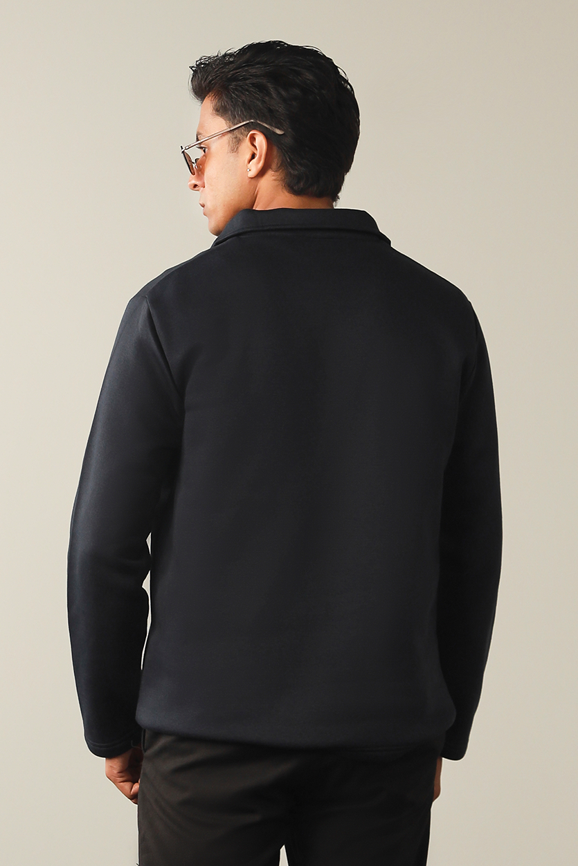 Half Zip Sweatshirt - Navy