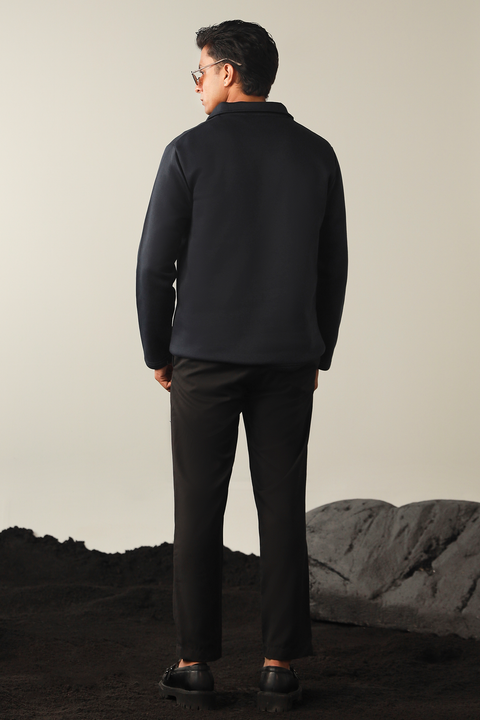 Half Zip Sweatshirt - Navy