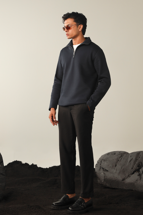 Half Zip Sweatshirt - Navy