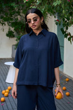 Classic Co-Ord Set - Deep Blue