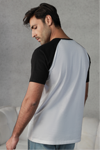 Raglan T-Shirt – White & Black