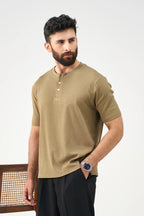 Henley Tee - Olive