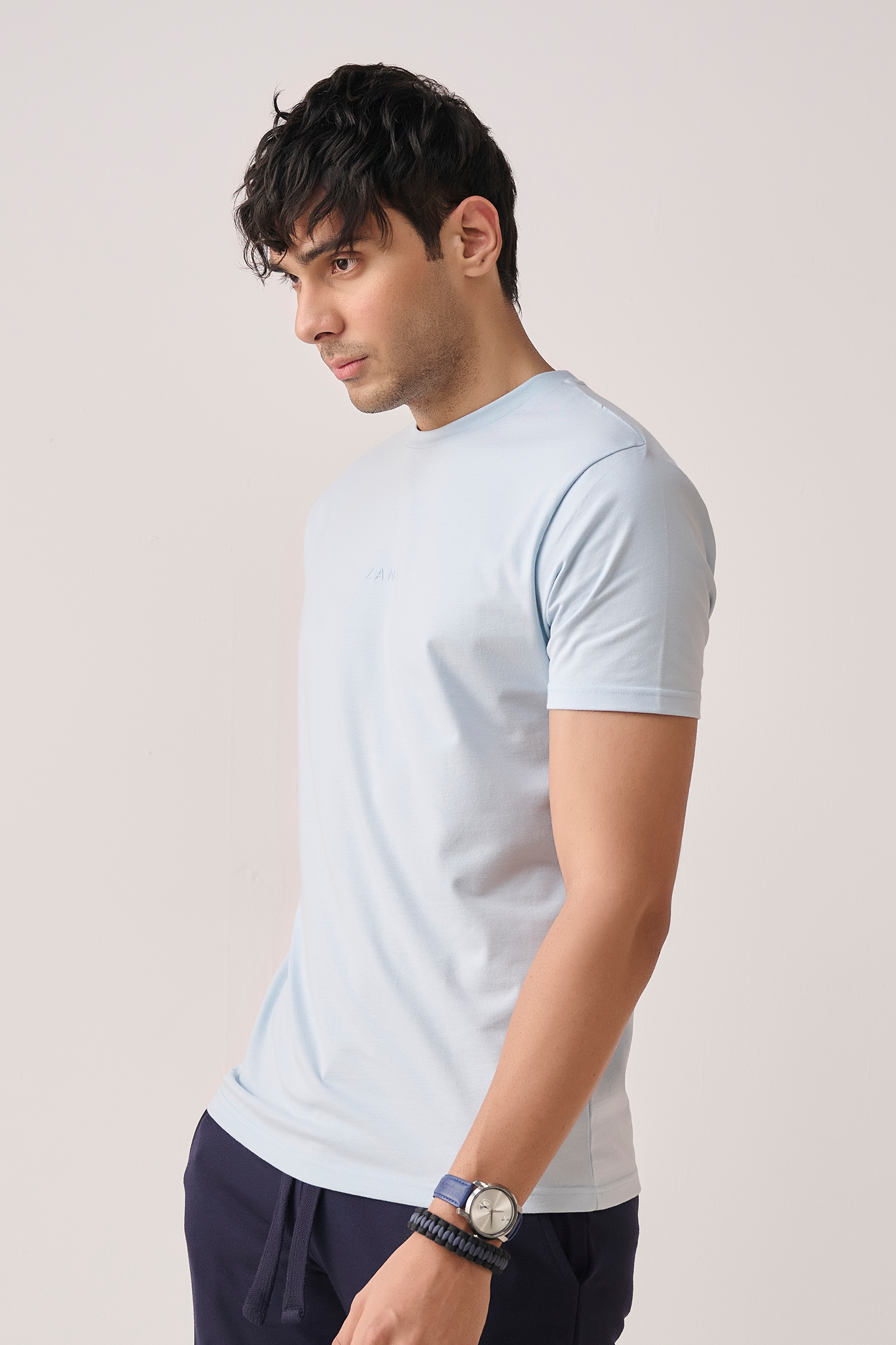 Zane Logo T-Shirt – Breezy Blue Secondary image