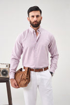 Everyday Linen Shirt - Mauve Fog
