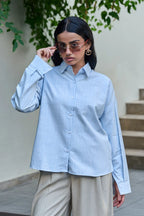 Cotton Candy Shirt - Baby Blue