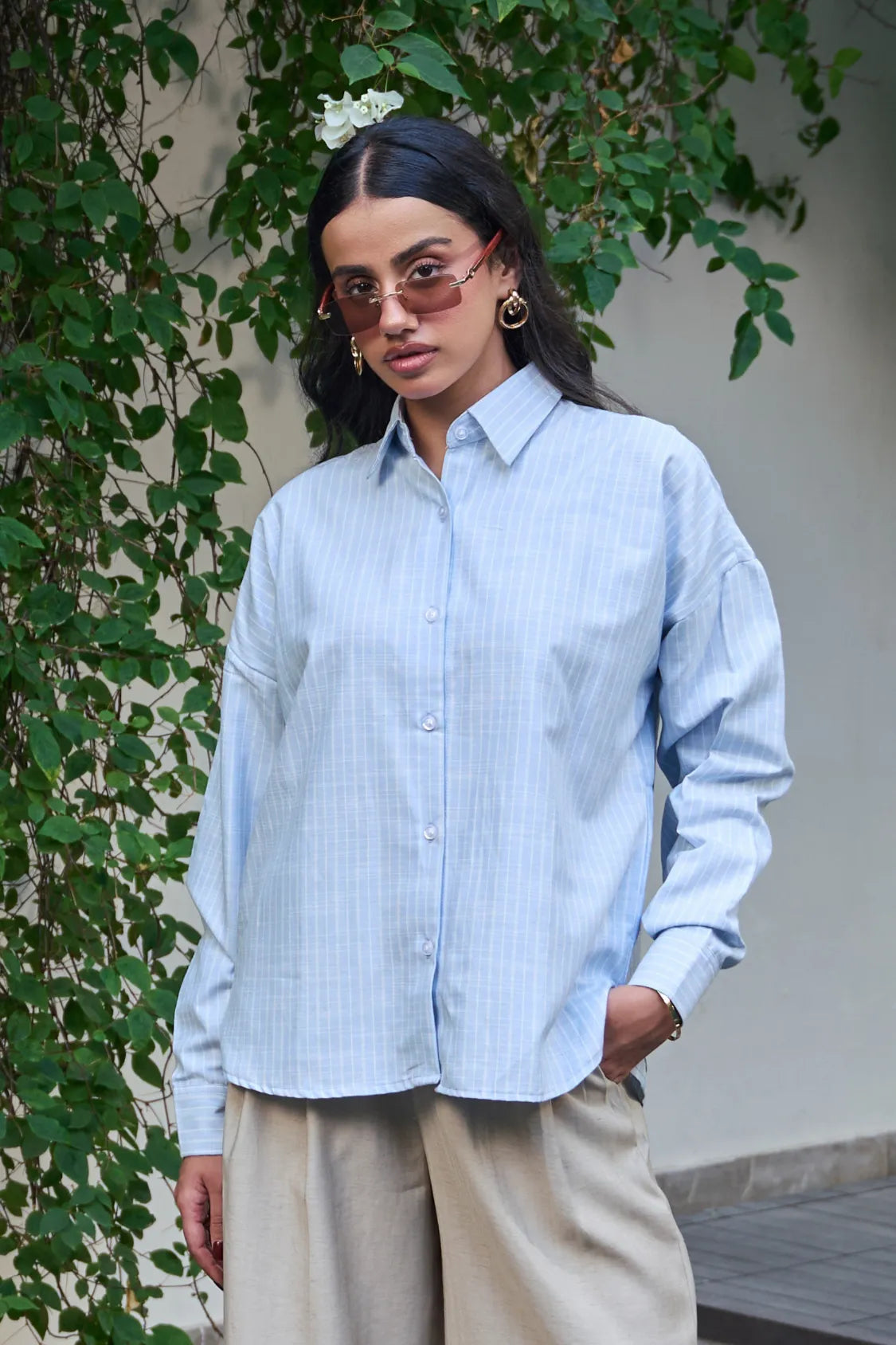 Cotton Candy Shirt - Baby Blue