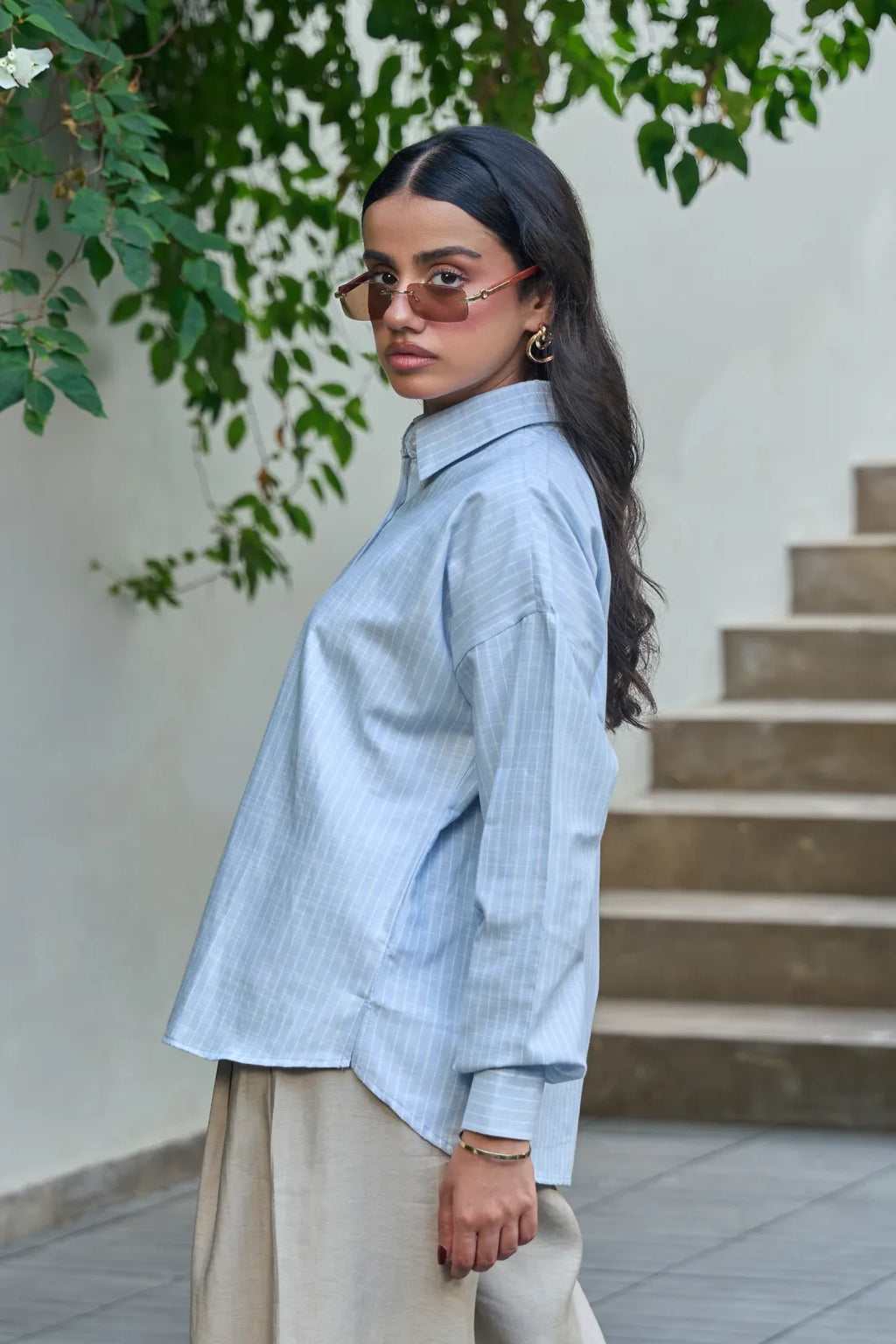 Cotton Candy Shirt - Baby Blue