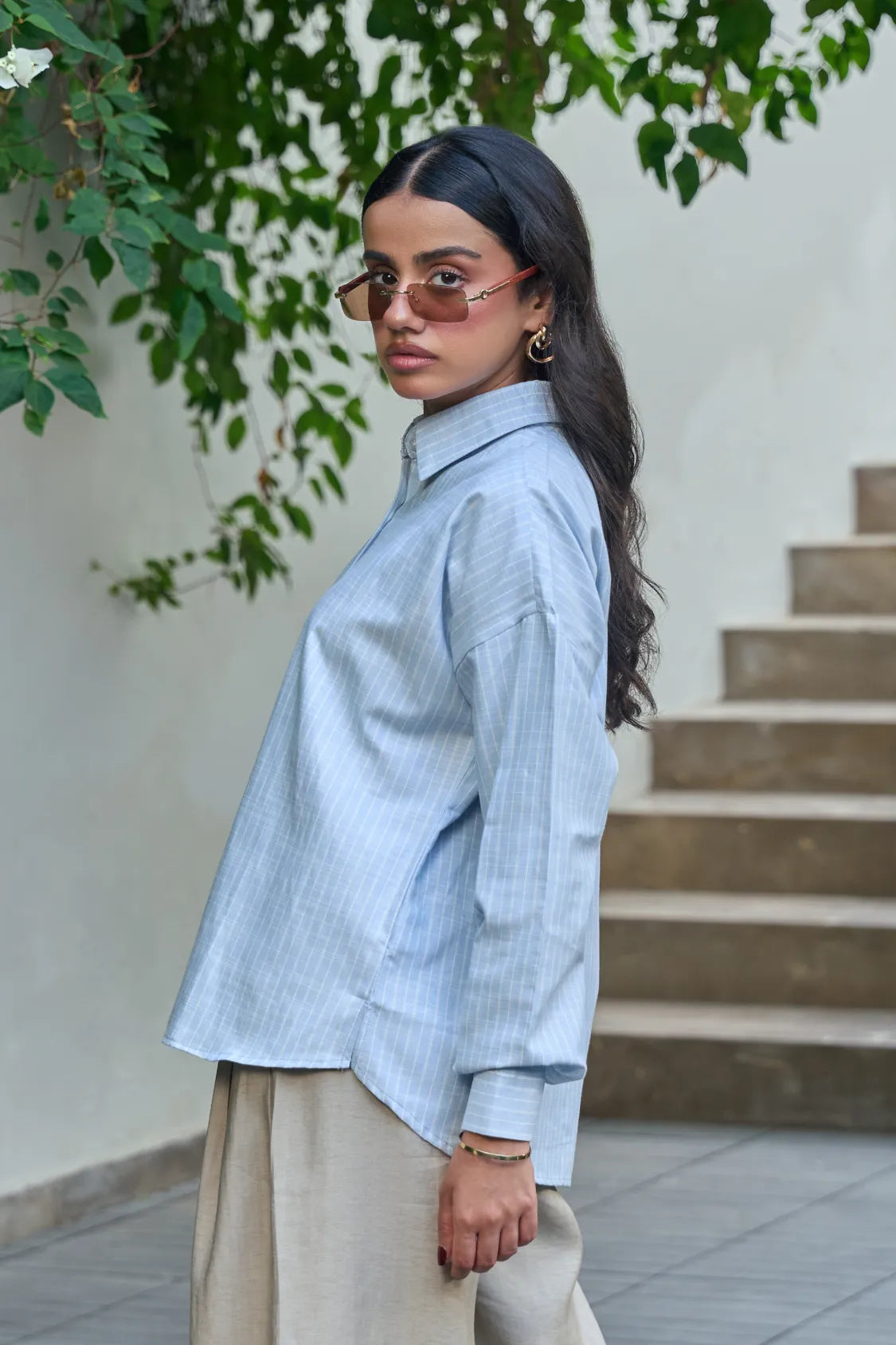 Cotton Candy Shirt - Baby Blue