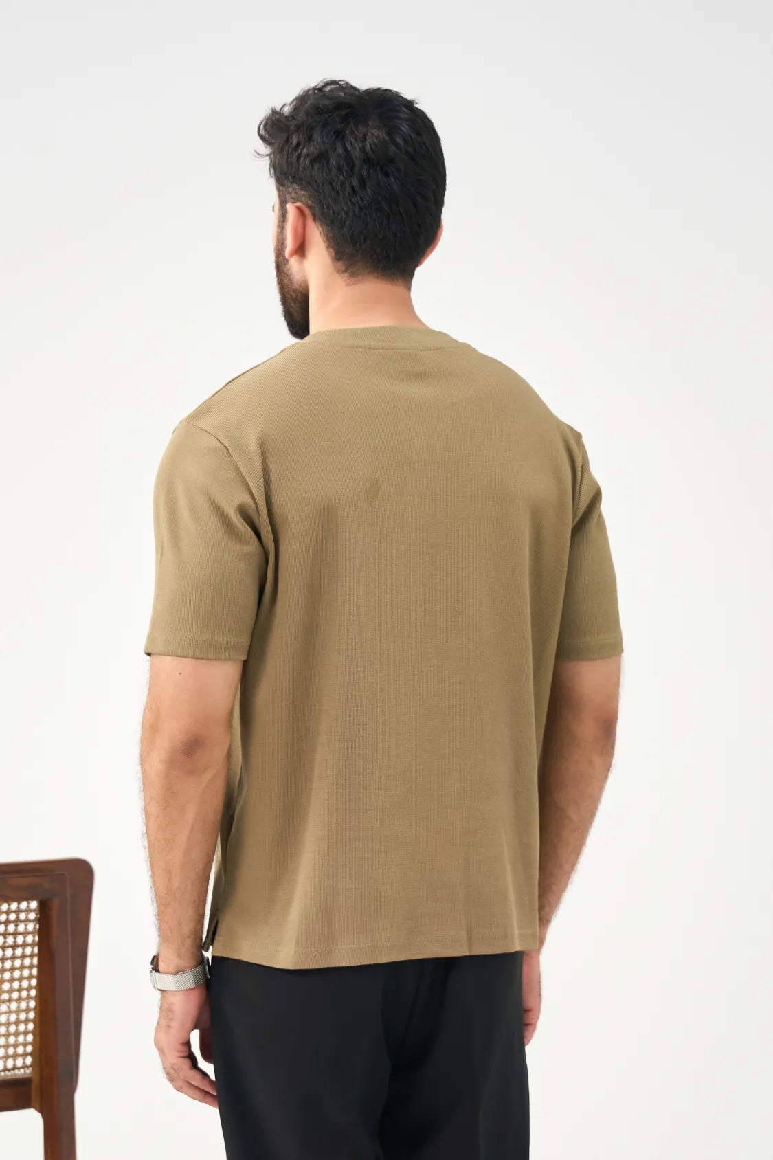 Henley Tee - Olive
