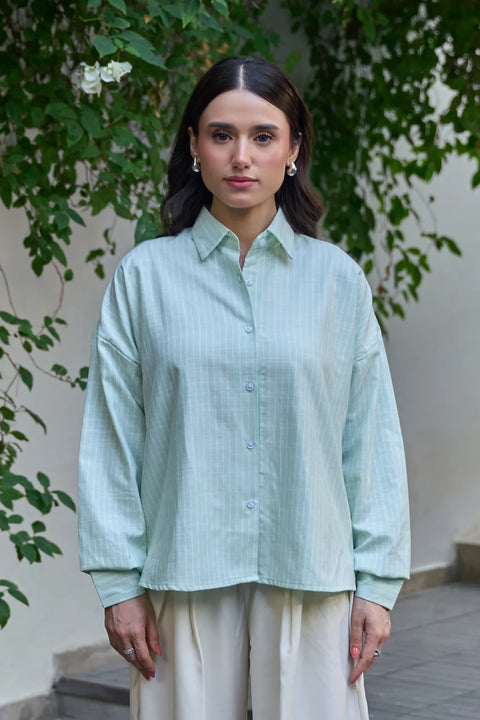 Cotton Candy Shirt - Pastel Green