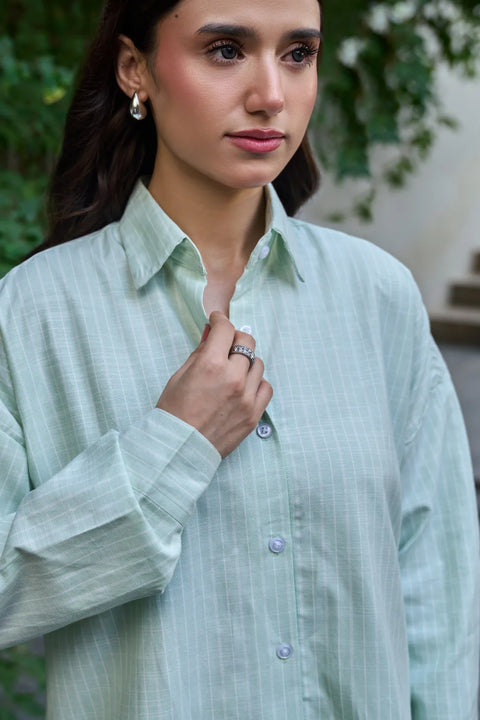 Cotton Candy Shirt - Pastel Green