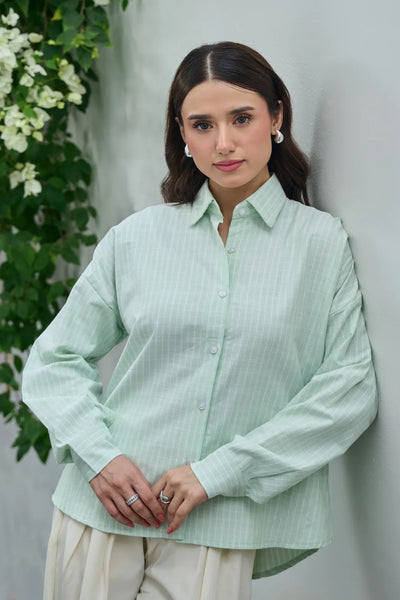 Cotton Candy Shirt - Pastel Green