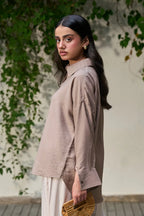 Button-Down Shirt - Brown