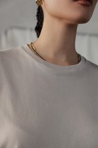 Textured Oversized Set - Nude