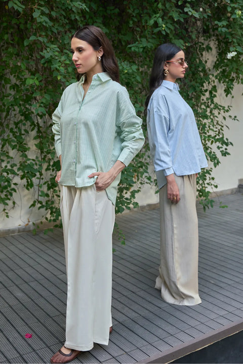 Cotton Candy Shirt - Pastel Green