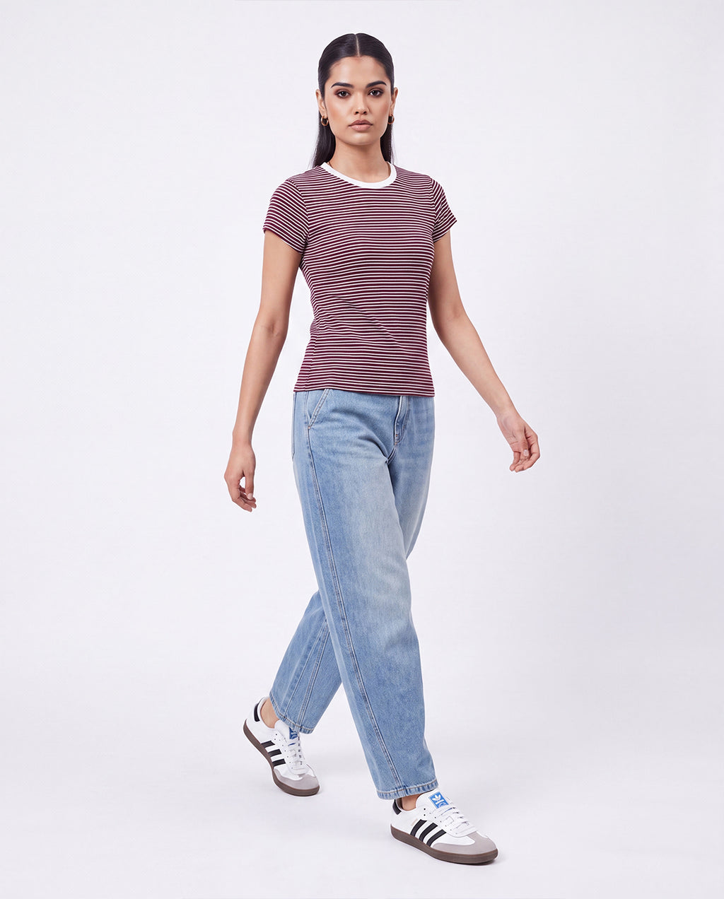 Barcode Striped Tee