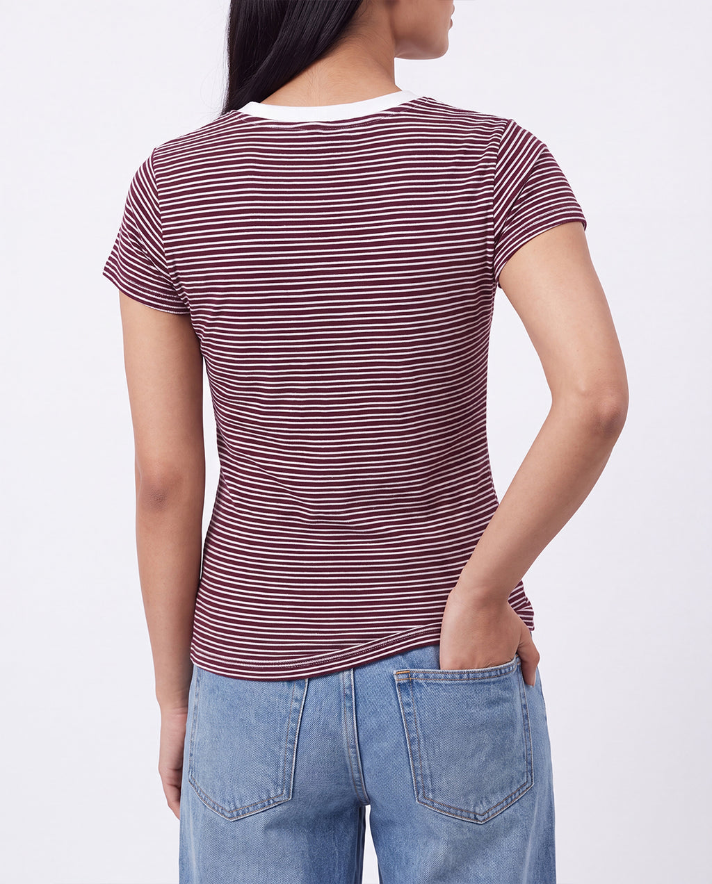 Barcode Striped Tee