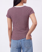 Barcode Striped Tee