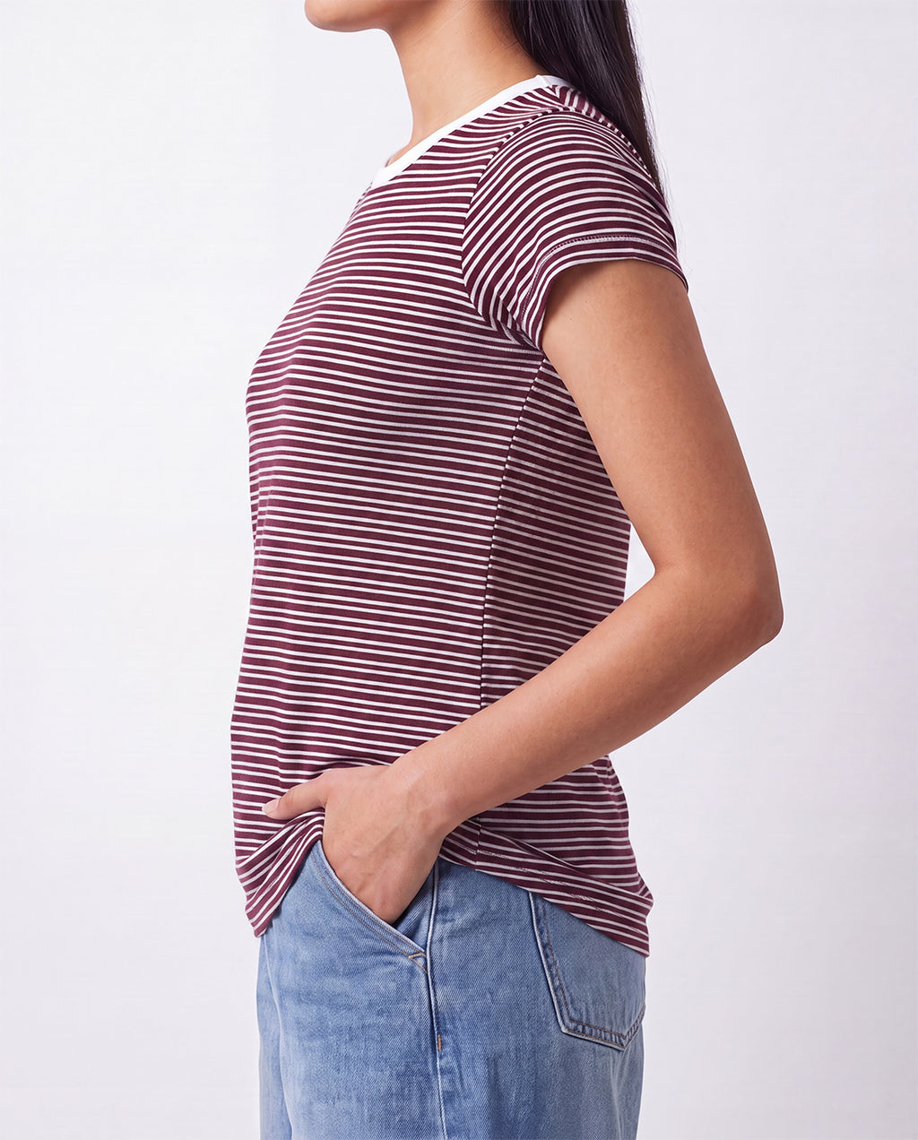 Barcode Striped Tee