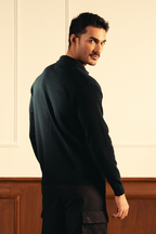 Classic Knitted Polo Shirt - Dark Teal