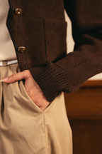 Cocoa Soft Knit Cardigan - Brown