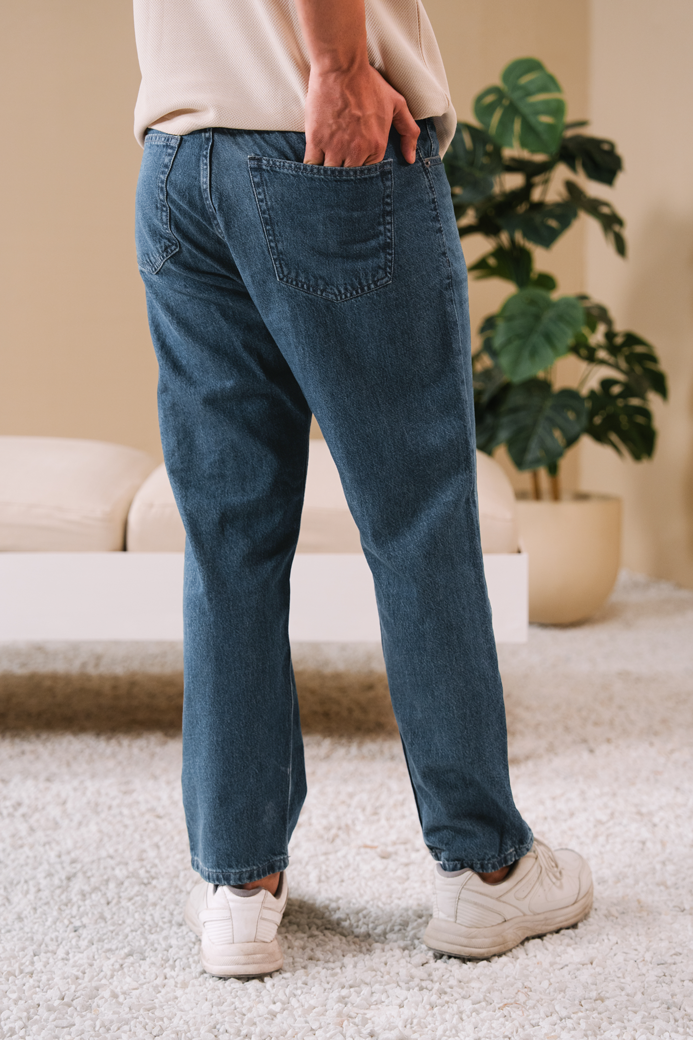 Straight Fit Jeans – Blue
