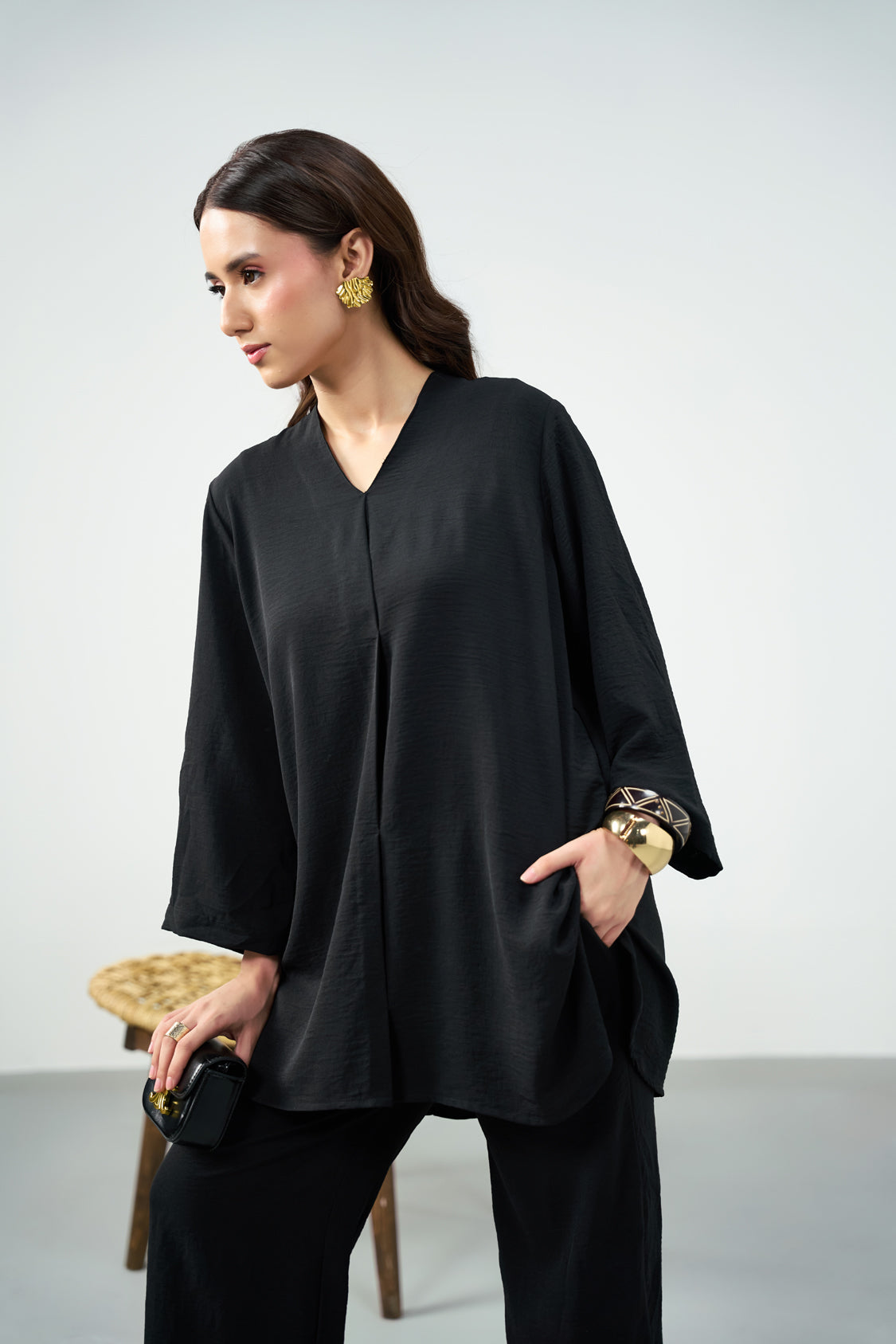 Everyday Co-ord set - Black Secondary image