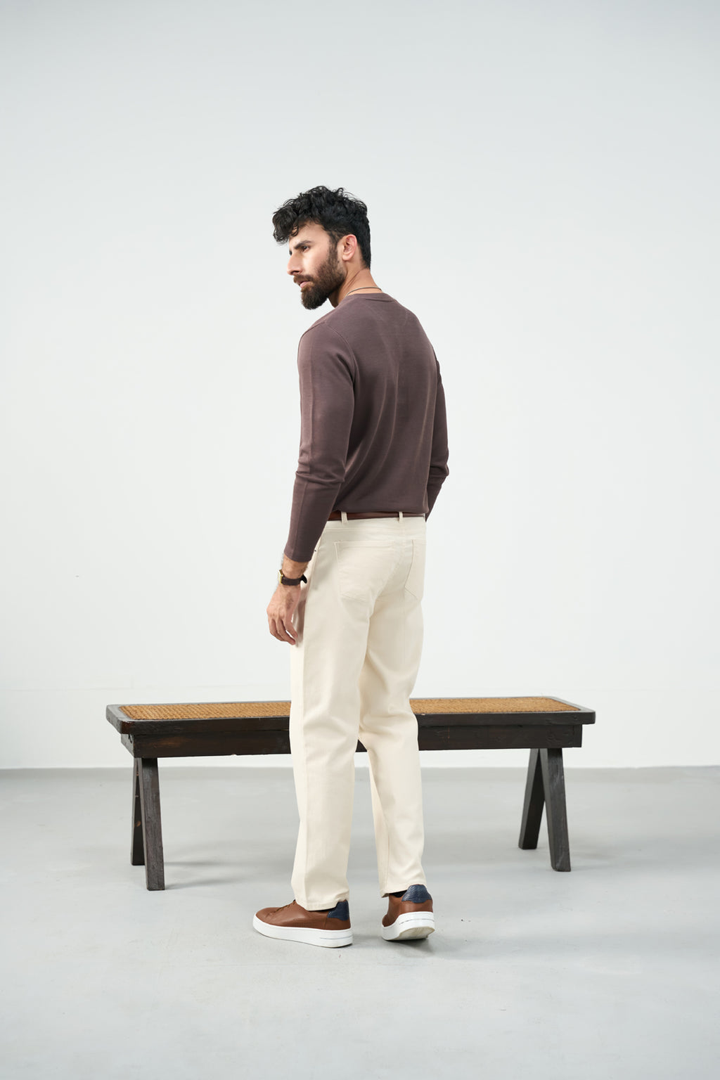 Everyday Henley - Brown